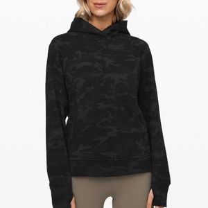 LULULEMON Scuba Hoodie Pullover Incognito Camo Multi Grey Size Small